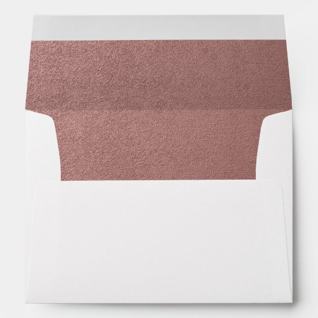 Rose Gold Envelope Rose Gold Shimmer (Back (Bottom))