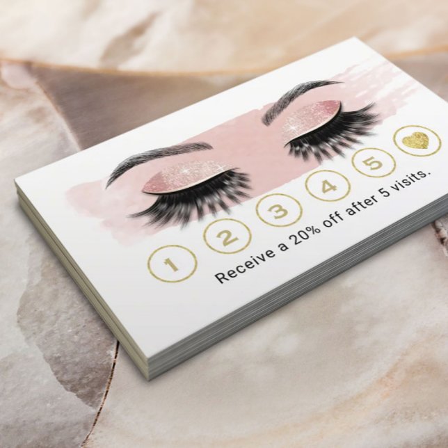 Rose Gold Eyelash Makeup Artist Blush Pink Loyalty (Creator Uploaded)