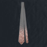Rose Gold Fading Waterfall Ombre Glitter look Tie<br><div class="desc">This design may be personalised by choosing the Edit Design option. You may also transfer onto other items. This design does not contain actual glitter. Contact me at colorflowcreations@gmail.com or use the chat option at the top of the page if you wish to have this design on another product or...</div>