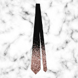 Rose Gold Fading Waterfall Ombre Glitter Tie<br><div class="desc">This design was created through digital art. It may be personalised by clicking the customise button and add text, images, or delete images to customise. Contact me at colorflowcreations@gmail.com if you with to have this design on another product. Purchase my original abstract acrylic painting for sale at www.etsy.com/shop/colorflowart. See more...</div>