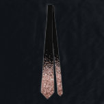 Rose Gold Fading Waterfall Ombre Glitter Tie<br><div class="desc">This design was created through digital art. It may be personalised by clicking the customise button and add text, images, or delete images to customise. Contact me at colorflowcreations@gmail.com if you with to have this design on another product. Purchase my original abstract acrylic painting for sale at www.etsy.com/shop/colorflowart. See more...</div>