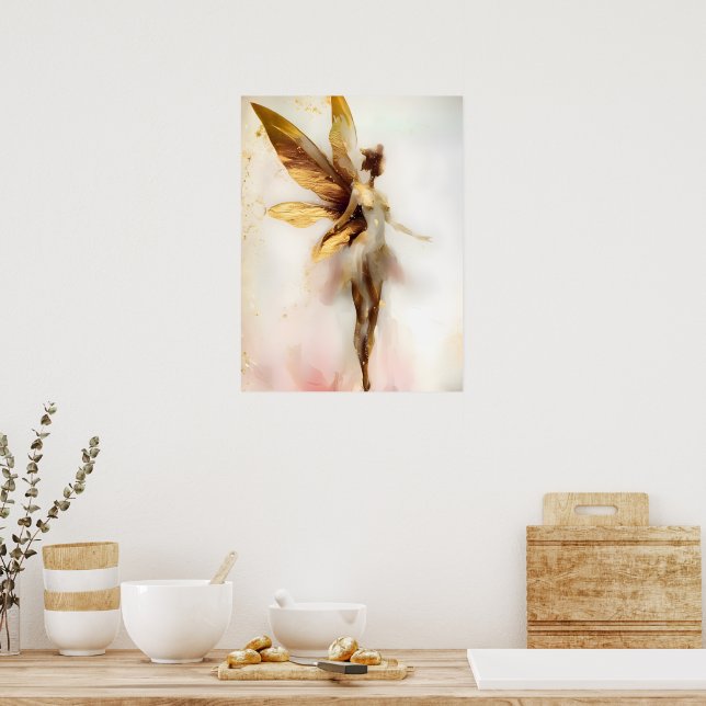 ROSE GOLD FAIRY Poster (Kitchen)