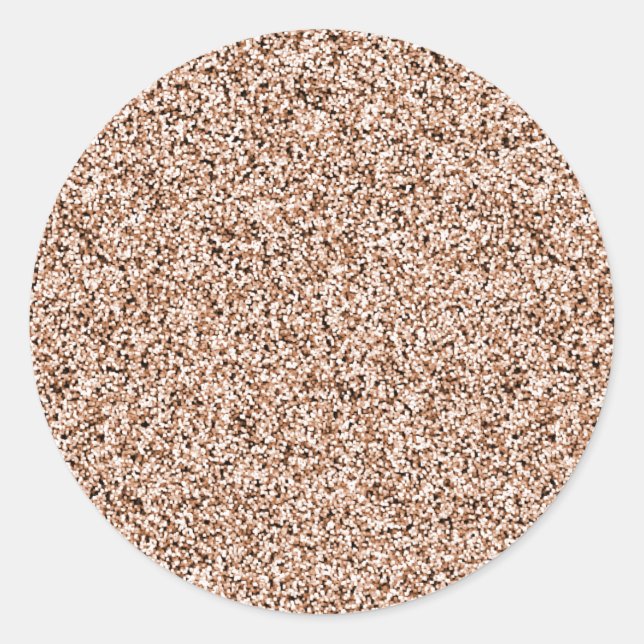 Rose Gold Faux Glitter Envelope Seals (Front)