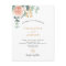 Rose gold floral eucalyptus greenery pink wedding