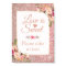 Rose Gold Floral Love is Sweet Wedding Sign