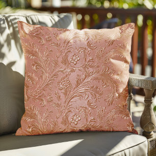 Rose-Gold Floral pattern Cushion