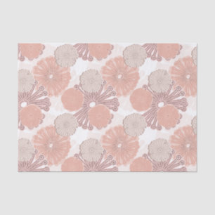 Rose Gold Flower Pattern Tissue Paper