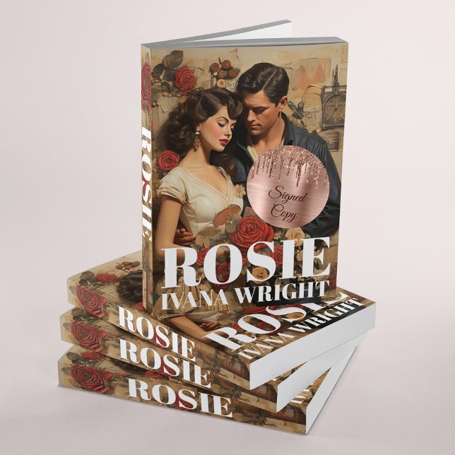 Rose Gold Foil Faux Glitter Drip Signed Copy Classic Round Sticker (Rose Gold Foil Faux Glitter Drip Signed Copy Classic Round Stickers)