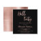 Rose Gold Foil Hello 40 Forty Birthday Party