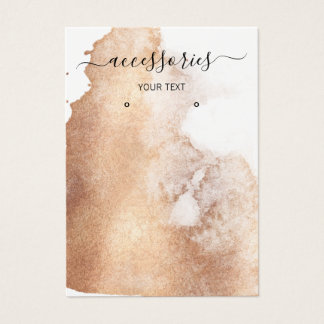 Rose Gold Foil Jewellery Holder Business
