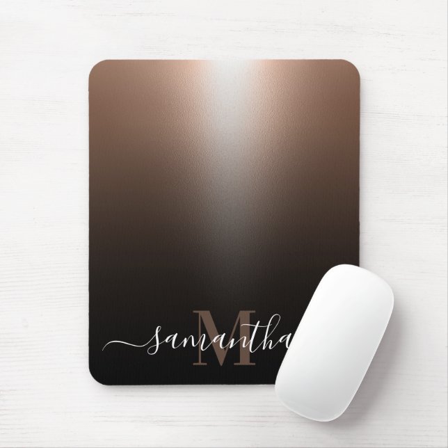 Rose Gold Foil Mouse Mat (With Mouse)