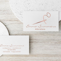 Rose Gold Foil Thread Needle Sew Alterations