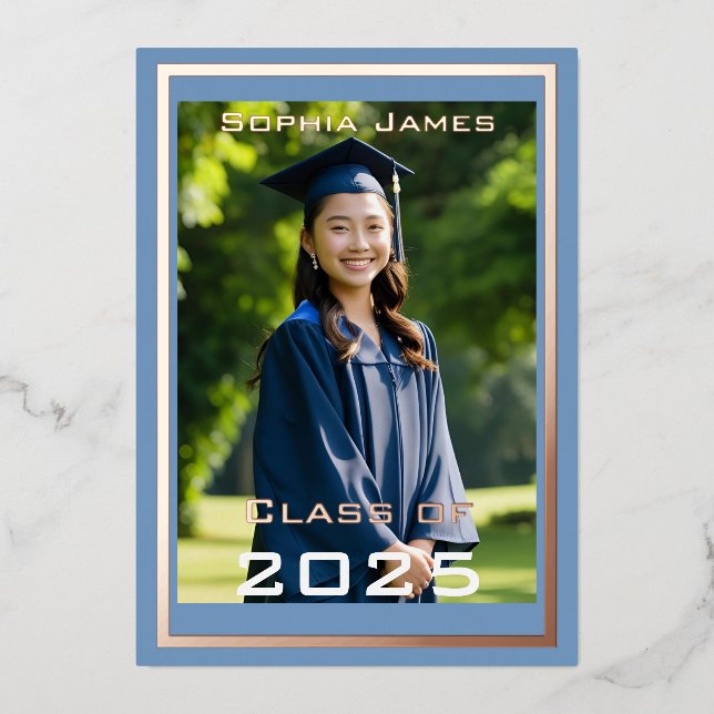 Rose  gold   frame - class of 2025 (Front)