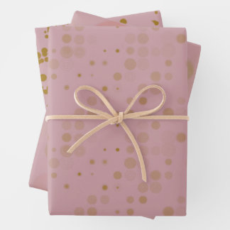 Rose Gold Gift Wrap Pack