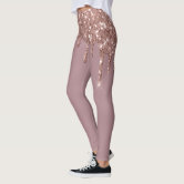 Gold Glitter Sparkle Leggings