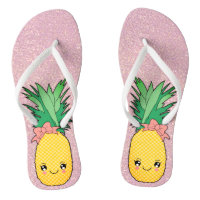 Rose Gold Glitter Beach Kawaii Pineapple Fruit