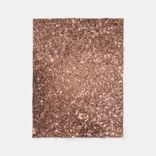 Rose Gold Glitter Blanket