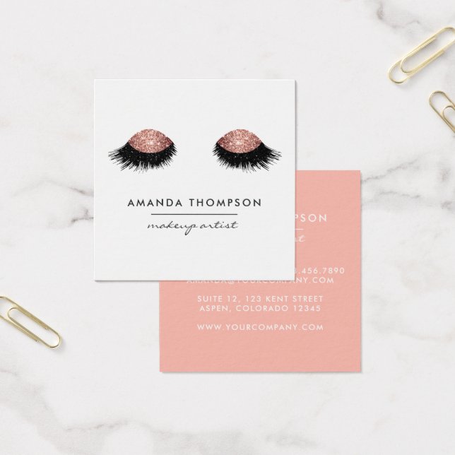 Rose Gold Glitter Eyes (Office)