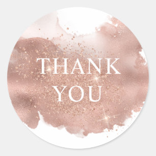 Rose Gold Glitter Ink Product Label