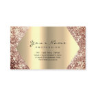 Rose Gold Glitter Makeup Artist Lashes Beauty