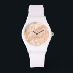 Rose gold glitter marble abstract watch<br><div class="desc">Rose gold glitter marble abstract watch.</div>