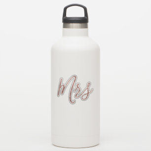 Rose Gold Glitter Mrs Vinyl Cut Out