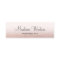 Rose Gold Glitter Ombre Employee Name Tag Badge