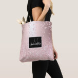 Rose gold glitter ombre metallic sparkles confetti tote bag<br><div class="desc">Rose gold glitter ombre metallic sparkles confetti. A chic,  luxurious and glamourous design.</div>