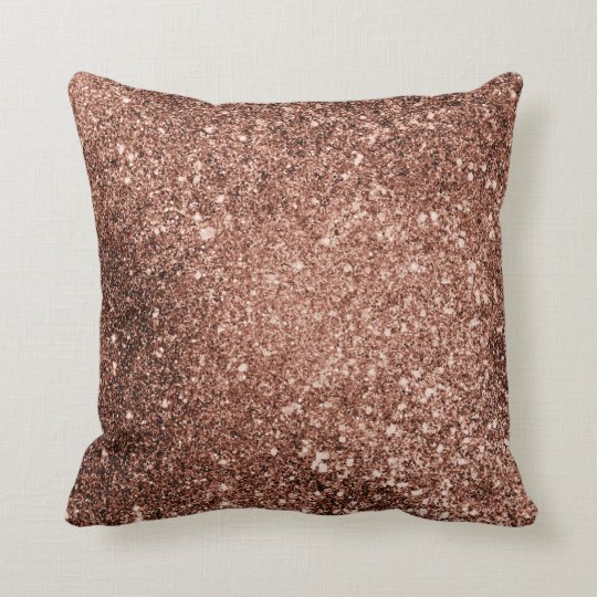 pillow with glitter