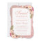 Rose Gold Glitter Pink Floral Sweet 16 Birthday
