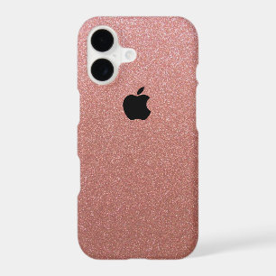 Rose Gold Glitter Themed Iphone 7 plus case