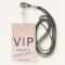Rose gold glitter typography blush Sweet 16 VIP