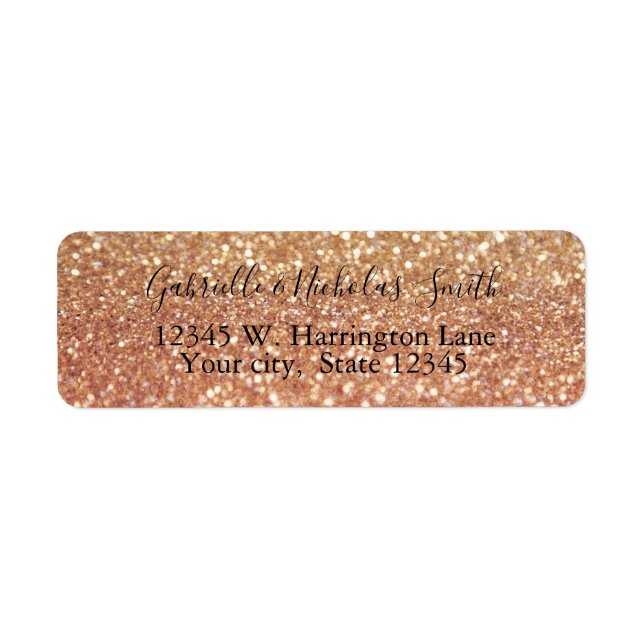 Rose Gold Glitzy Bokeh (Front)