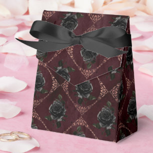 Rose Gold Gothic Halloween Favour Box