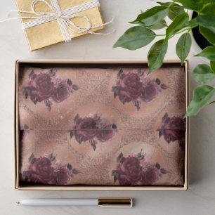 Rose Gold Gothic Halloween  Tissue Paper