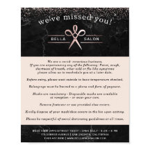 Rose Gold Hair Salon Covid Conscious Safety