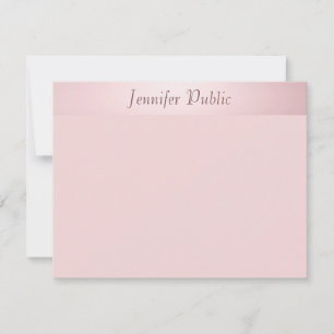 Rose Gold Handwritten Script Template Elegant