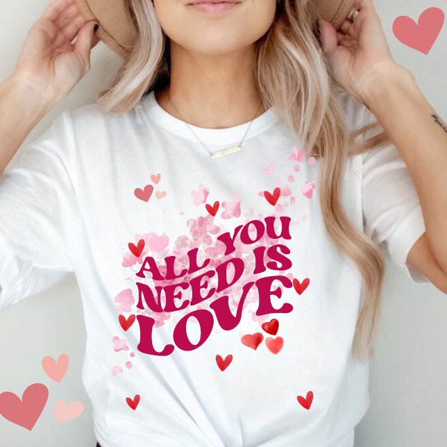 Rose gold Heart Love Valentines day Women T-Shirt (Creator Uploaded)