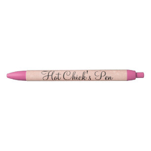 Rose Gold Hot Chick's Pen Fun Humour