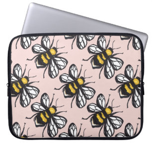Rose Gold Humble Bumblebee Laptop Case