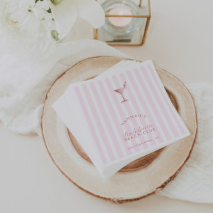 Rose Gold Imitation Texture Bachelorette Party Napkin