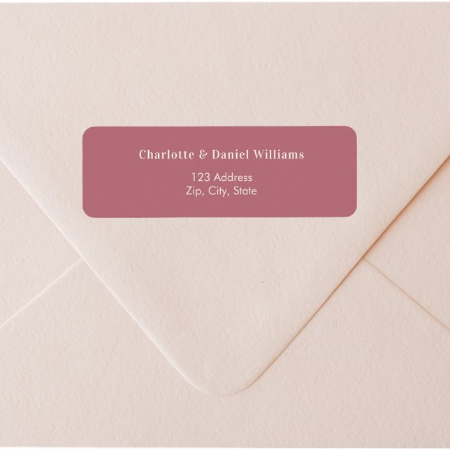 Rose gold ivory return address (Creator Uploaded)