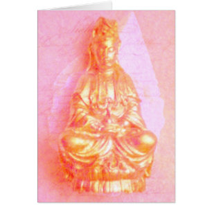 Rose-Gold Kwan Yin card