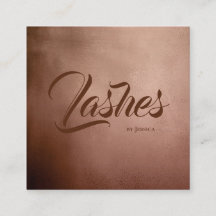 Rose Gold Lashes Studio Beauty Shop Luxury Elegant