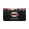 Rose Gold Lips Trendy Dripping Black Beauty Salon