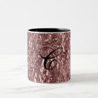 Rose Gold Liquid Chrome Metallic Chic Glam