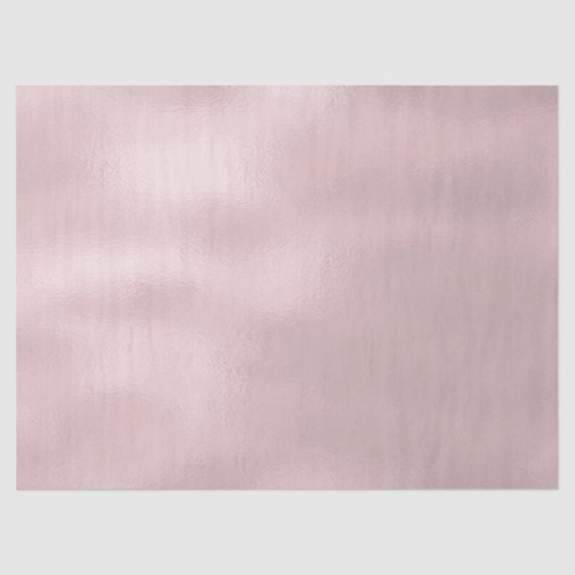 Rose Gold luxury Glass Texture Tissue Paper (Front)
