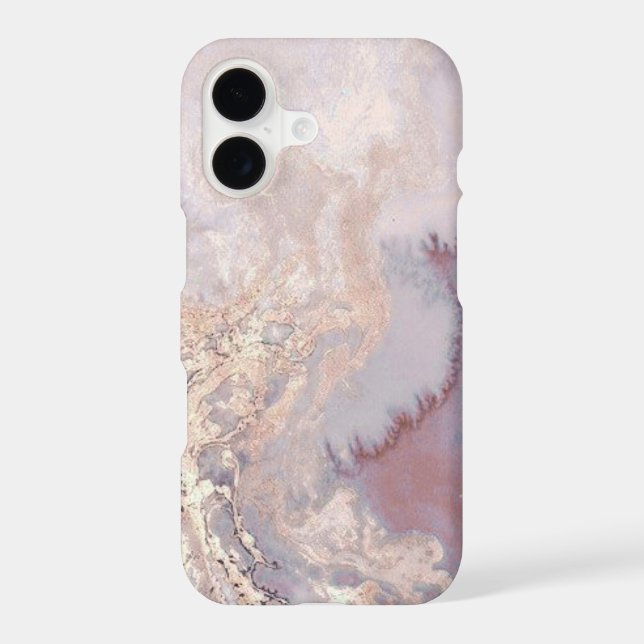 Rose Gold Marble Glitter design (Back)