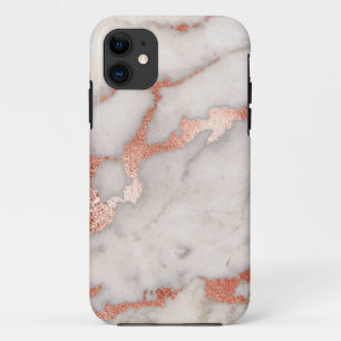 Rose Gold Marble Texture iPhone 11 Case