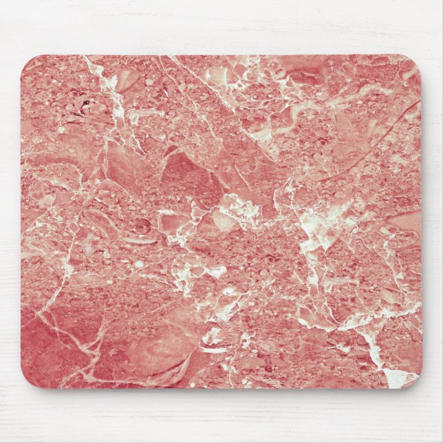 Rose Gold Marble Texture Mouse Mat (Front)